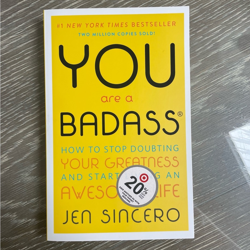 “You are a Badass” Book by #1 New York Times Bestseller Author Jen Sincero